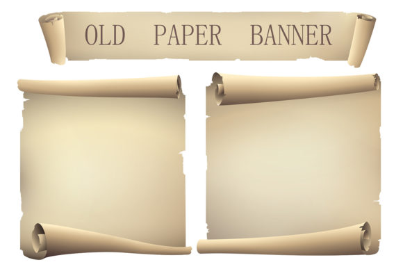 Download Old Scroll Paper Banner. - Scroll Collection