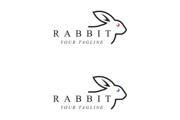 Download Rabbit Logo with Slogan Template - Premium Bundle