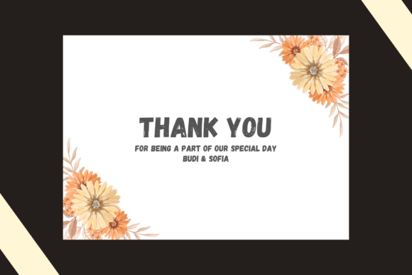 Download Thank You Card for Wedding Template - Wedding template Collection